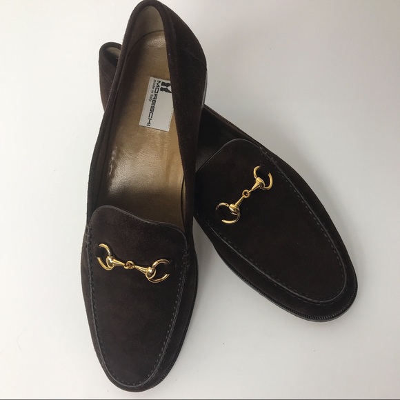 Moreschi Other - Moreschi Suede Gold Horsebit Loafers - Mens Sz 11